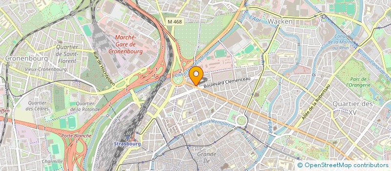 localisation de l'entreprise MADAME EMILIE GRAEBLING à STRASBOURG