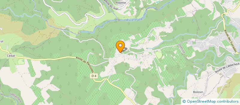 localisation de l'entreprise MADAME EMILIE GRANDGIRARD  LABLACHERE