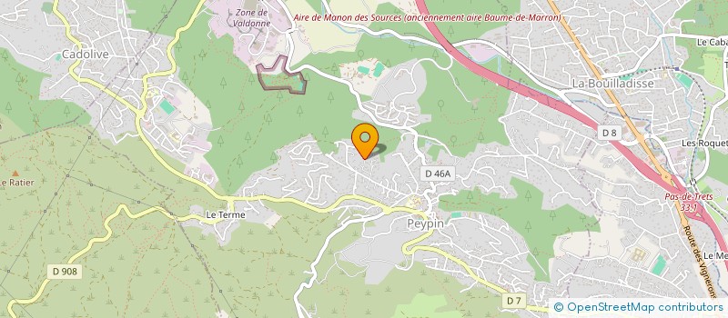 localisation de l'entreprise MADAME EMILIE GRANDGUILLOTTE  PEYPIN