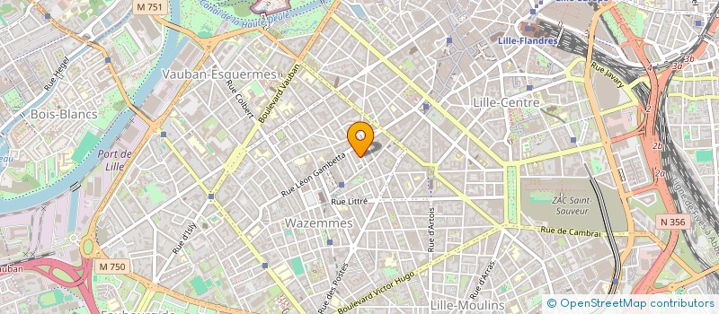 localisation de l'entreprise MADAME EMILIE GRANON à LILLE