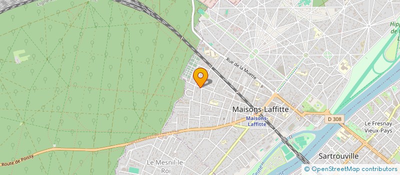 localisation de l'entreprise MADAME EMILIE GRAPINDOR  MAISONS-LAFFITTE