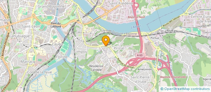 localisation de l'entreprise MADAME EMILIE GRENIER à BAYONNE