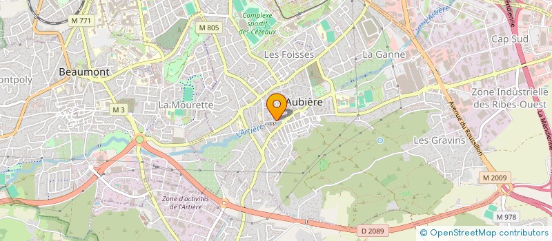 localisation de l'entreprise MADAME EMILIE GRIFFET à AUBIERE