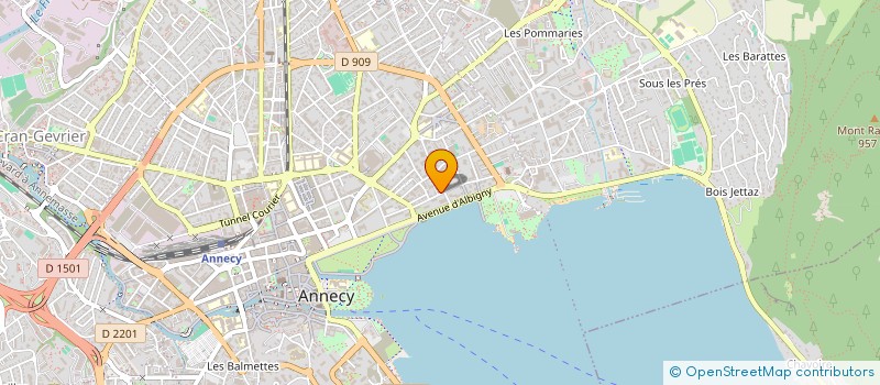 localisation de l'entreprise MADAME EMILIE GRILLET à ANNECY