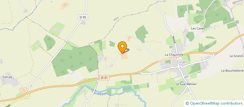 localisation de l'entreprise MADAME EMILIE GRIMAL  CIRAN