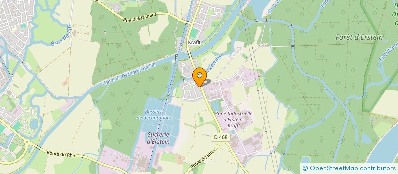 localisation de l'entreprise MADAME EMILIE GRINNER  ERSTEIN