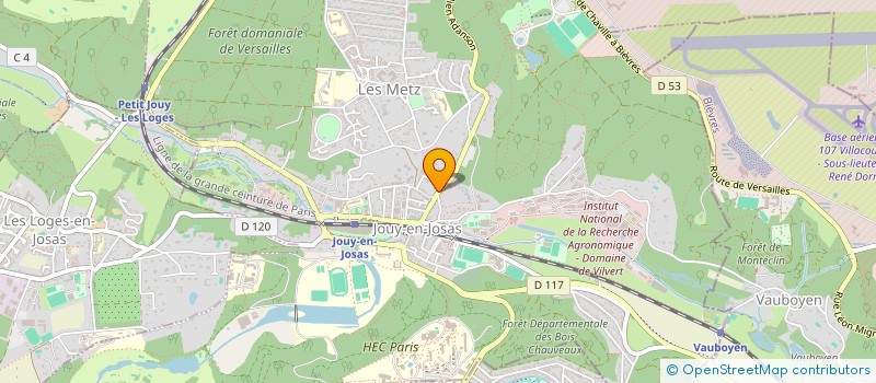 localisation de l'entreprise MADAME EMILIE GROBOCOPATEL  JOUY-EN-JOSAS