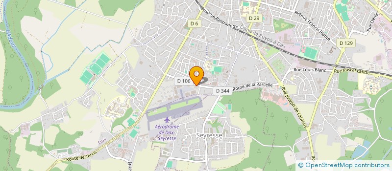 localisation de l'entreprise MADAME EMILIE GROLEAU  DAX