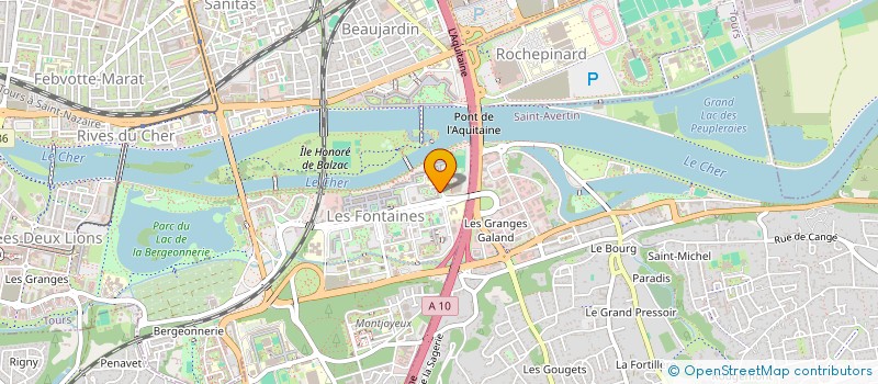 localisation de l'entreprise MADAME EMILIE GROLLEAU  TOURS