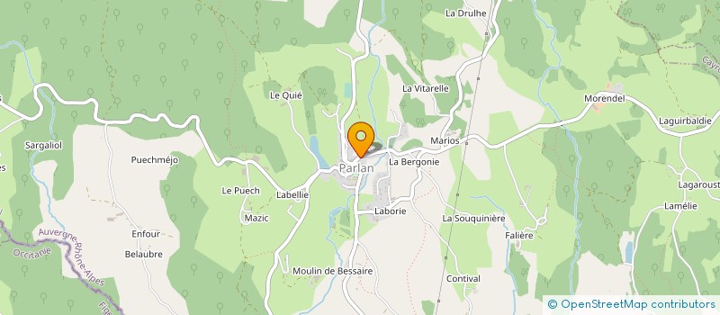 localisation de l'entreprise MADAME EMILIE GROSBOIS à PARLAN