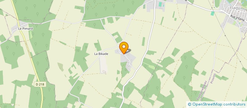 localisation de l'entreprise MADAME EMILIE GROSEILLER  DORMELLES