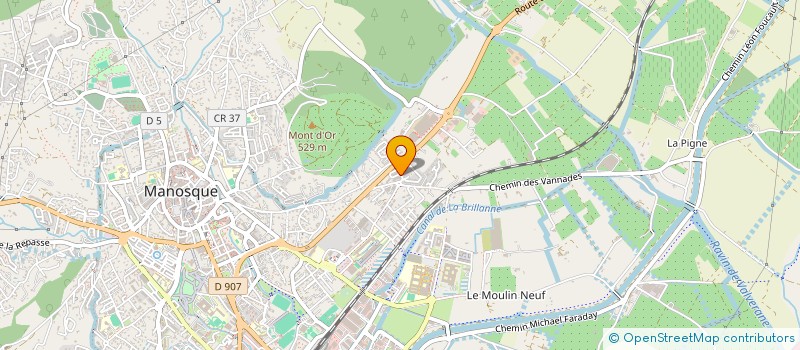 localisation de l'entreprise MADAME EMILIE GRUNER à MANOSQUE