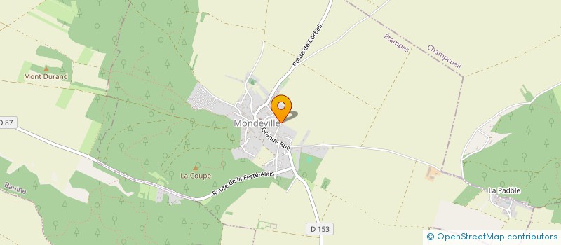 localisation de l'entreprise MADAME EMILIE GUASCH  MONDEVILLE