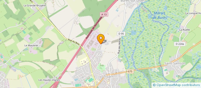 localisation de l'entreprise MADAME EMILIE GUETARD  TROARN