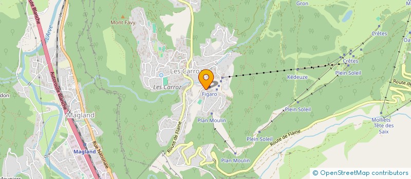 localisation de l'entreprise MADAME EMILIE GUETTET  ARACHES-LA-FRASSE