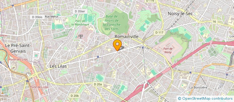 localisation de l'entreprise MADAME EMILIE GUICHARROUSSE  ROMAINVILLE