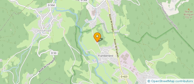 localisation de l'entreprise MADAME EMILIE GUIDAT  GRANGES-AUMONTZEY