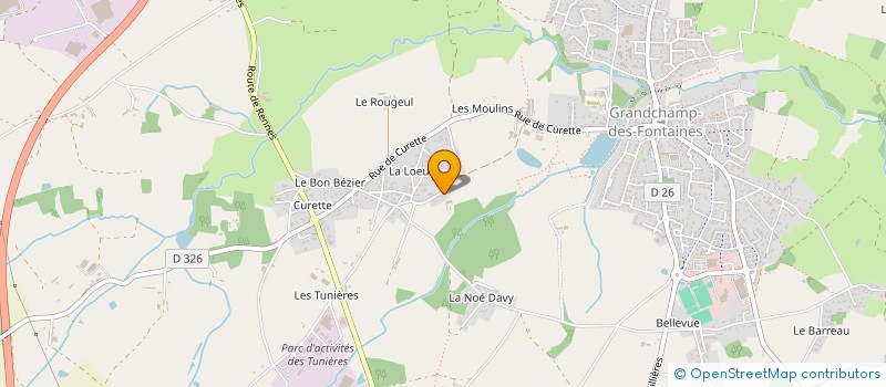 localisation de l'entreprise MADAME EMILIE GUIDEZ à GRANDCHAMP-DES-FONTAINES
