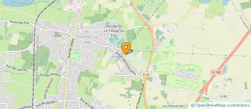 localisation de l'entreprise MADAME EMILIE GUIGNARD à LES SABLES D'OLONNE