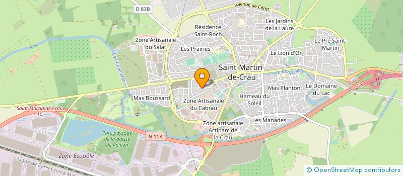 localisation de l'entreprise MADAME EMILIE GUIGON à SAINT-MARTIN-DE-CRAU