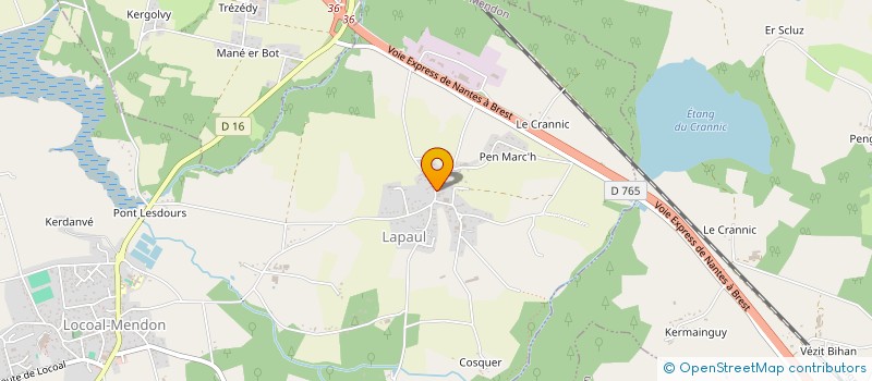 localisation de l'entreprise MADAME EMILIE GUILLAUME  LOCOAL-MENDON