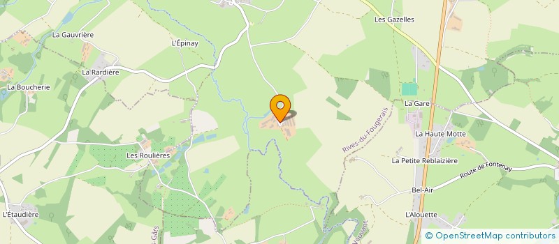 localisation de l'entreprise MADAME EMILIE GUILLAUME  RIVES-DU-FOUGERAIS