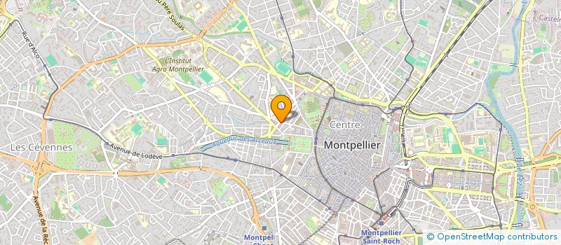 localisation de l'entreprise MADAME EMILIE GUILLAUME à MONTPELLIER