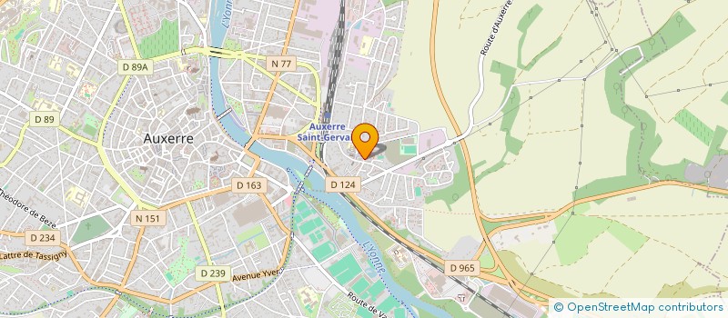 localisation de l'entreprise MADAME EMILIE GUILLEMIN à AUXERRE