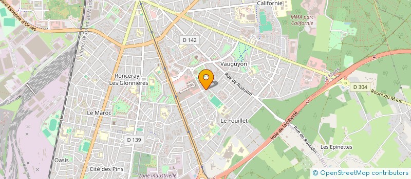 localisation de l'entreprise MADAME EMILIE GUILLOUX  LE MANS