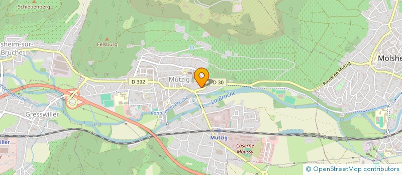 localisation de l'entreprise MADAME EMILIE GUTMANN  DINSHEIM-SUR-BRUCHE