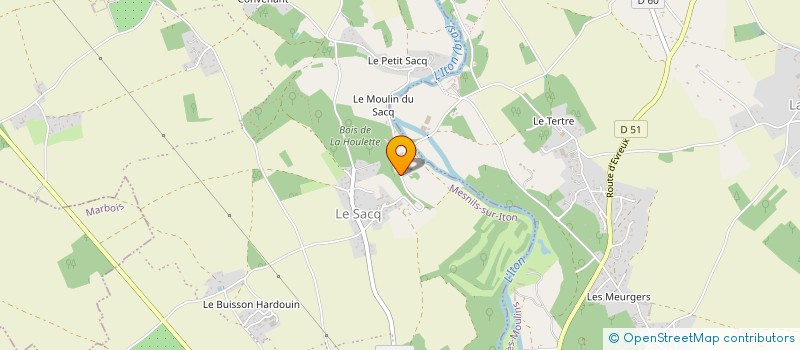 localisation de l'entreprise MADAME EMILIE GUYON  MESNILS-SUR-ITON