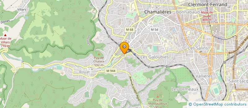 localisation de l'entreprise MADAME EMILIE GUYOT à CHAMALIERES