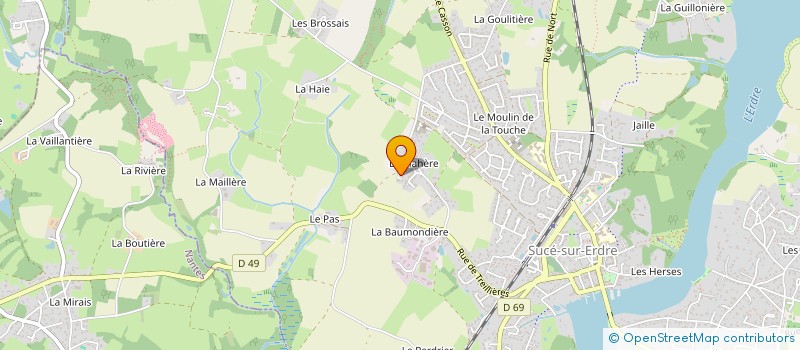 localisation de l'entreprise MADAME EMILIE GUYOT FORGEARD  SUCE-SUR-ERDRE