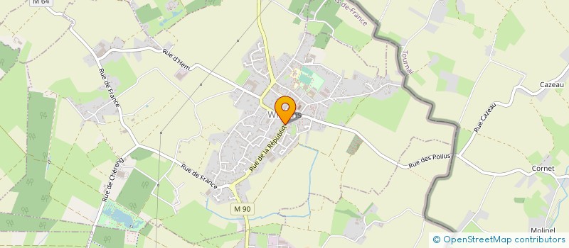 localisation de l'entreprise MADAME EMILIE HAEDENS  WILLEMS