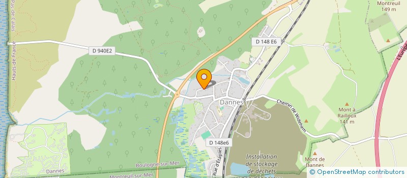 localisation de l'entreprise MADAME EMILIE HAGNERE  DANNES