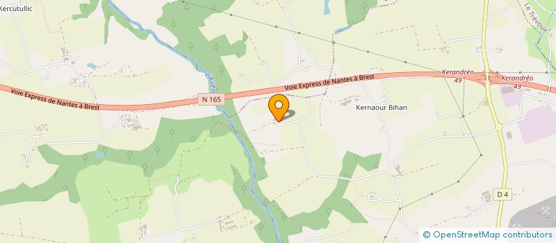 localisation de l'entreprise MADAME EMILIE HAMON  RIEC-SUR-BELON