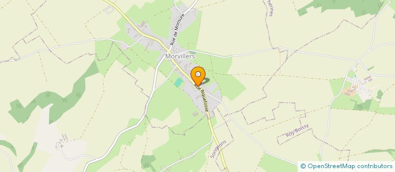 localisation de l'entreprise MADAME EMILIE HAUDUC  MORVILLERS