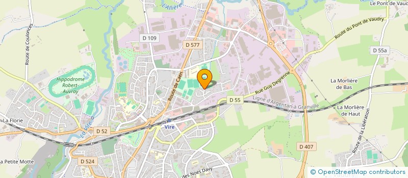 localisation de l'entreprise MADAME EMILIE HAVIN  VIRE-NORMANDIE