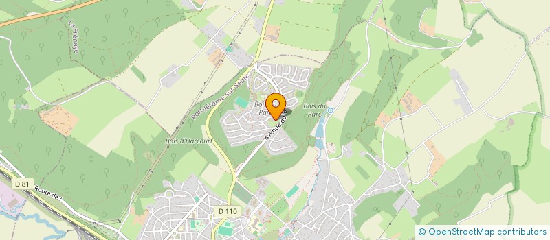 localisation de l'entreprise MADAME EMILIE HEBRAS  PORT-JEROME-SUR-SEINE