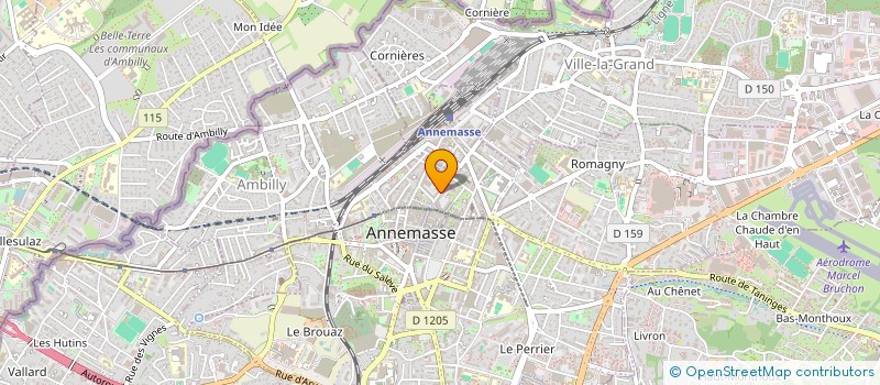 localisation de l'entreprise MADAME EMILIE HEDIRIAN à ANNEMASSE