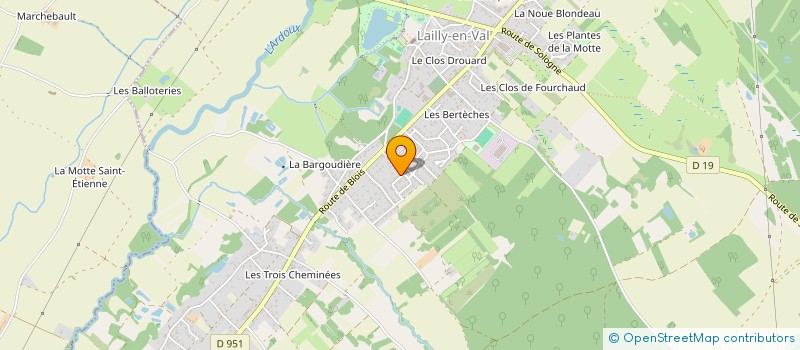 localisation de l'entreprise MADAME EMILIE HELIE à LAILLY-EN-VAL