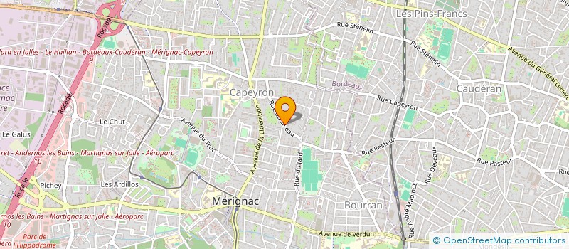 localisation de l'entreprise MADAME EMILIE HENG  MERIGNAC