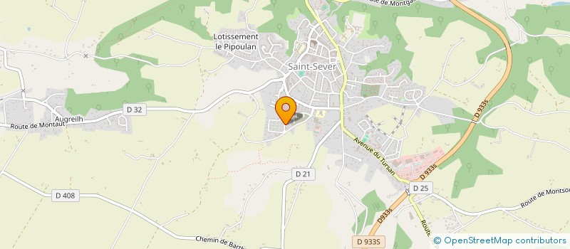 localisation de l'entreprise MADAME EMILIE HENNEBICQ  SAINT-SEVER