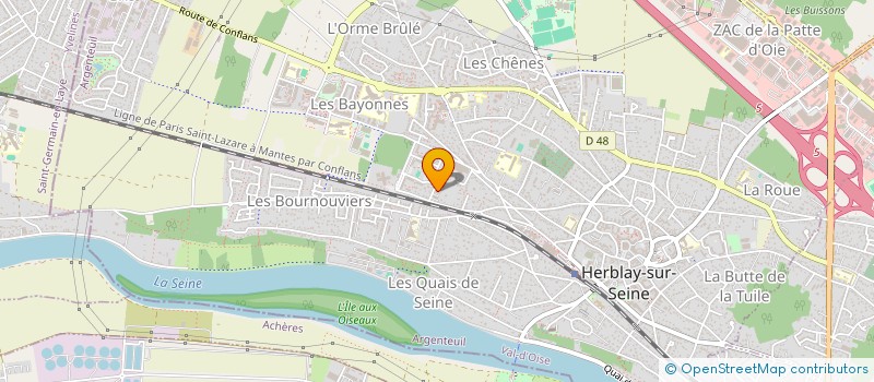 localisation de l'entreprise MADAME EMILIE HENRY  HERBLAY-SUR-SEINE