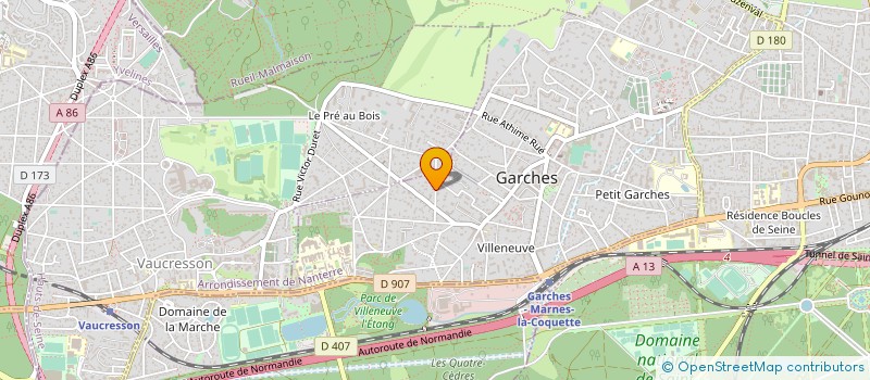 localisation de l'entreprise MADAME EMILIE HENTTU à GARCHES