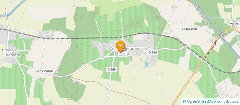 localisation de l'entreprise MADAME EMILIE HERAUD  MIRAMBEAU