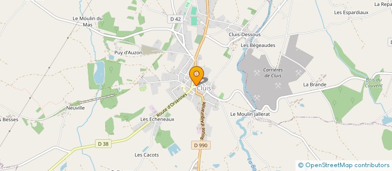 localisation de l'entreprise MADAME EMILIE HERAULT à CLUIS