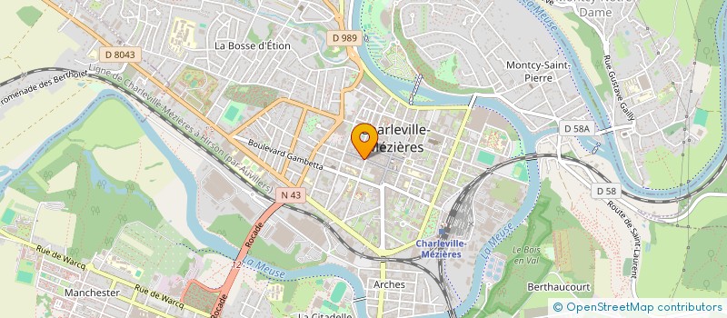 localisation de l'entreprise MADAME EMILIE HERIOT à CHARLEVILLE-MEZIERES