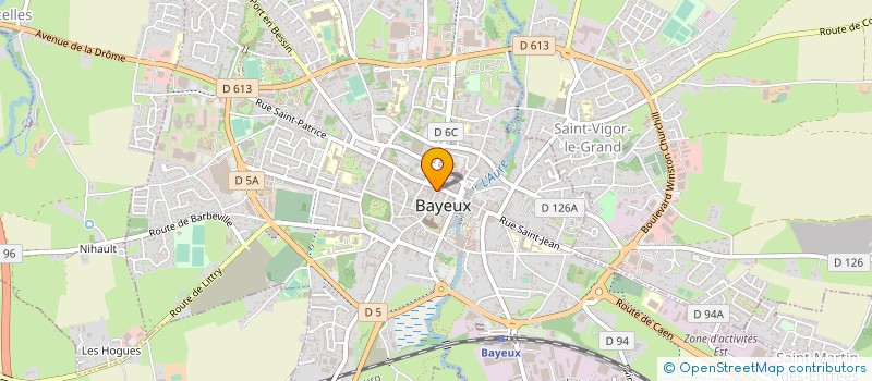 localisation de l'entreprise MADAME EMILIE HEROULT à BAYEUX