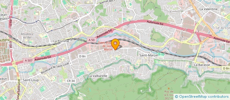 localisation de l'entreprise MADAME EMILIE HEYRAUD à MARSEILLE